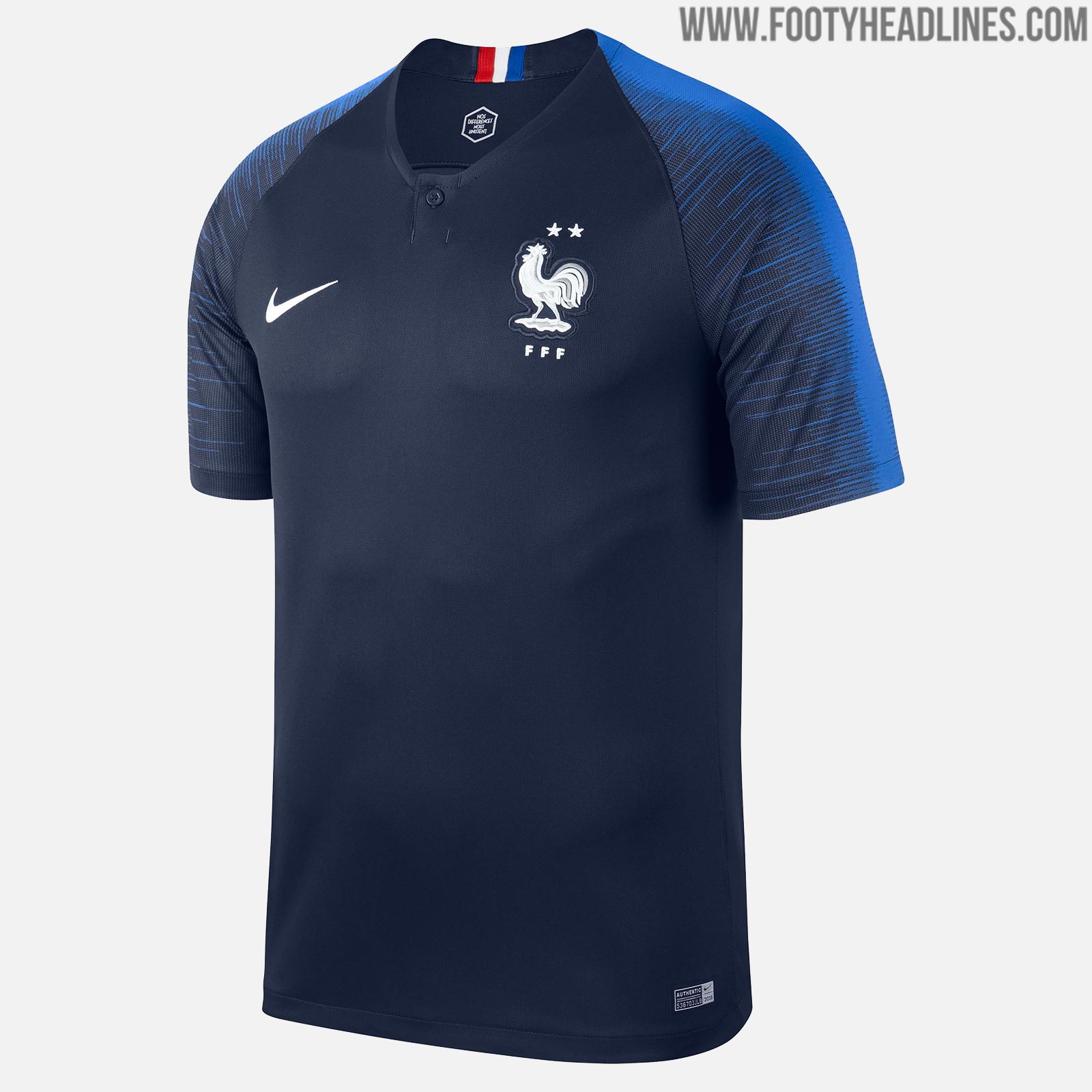 Still No World Cup Winners Badge Nike France 2 Star 2018 Home